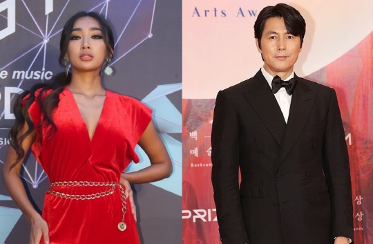 모델 문가비와 배우 정우성.<연합뉴스>